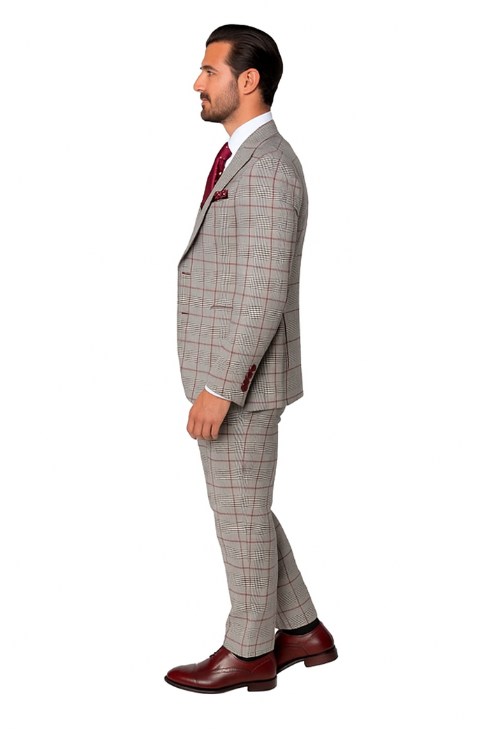 Rossi Man RM1854 Tom – Men's Slim Fit Suit for Men
