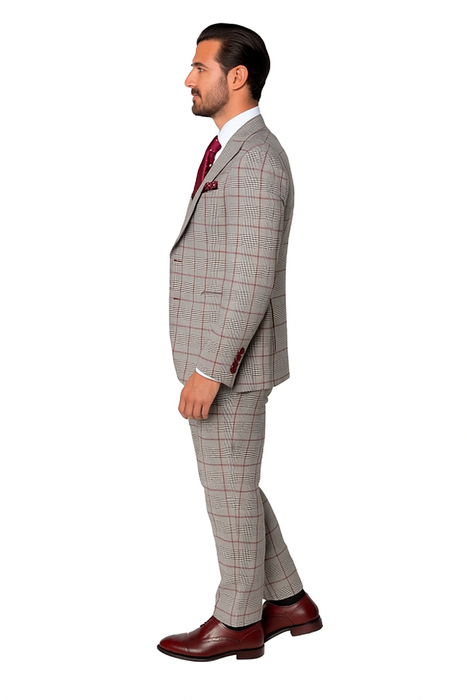 Rossi Man RM1854 Tom – Men's Slim Fit Suit for Men