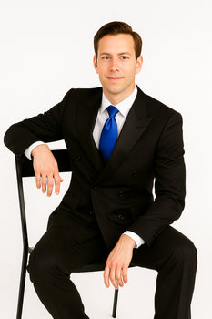 Giorgio Fiorelli Double-Breast Black Stripe Suit - Image 2