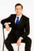 Giorgio Fiorelli Double-Breast Black Stripe Suit