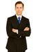 Giorgio Fiorelli Double-Breast Black Stripe Suit
