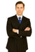 Giorgio Fiorelli Double-Breast Black Stripe Suit