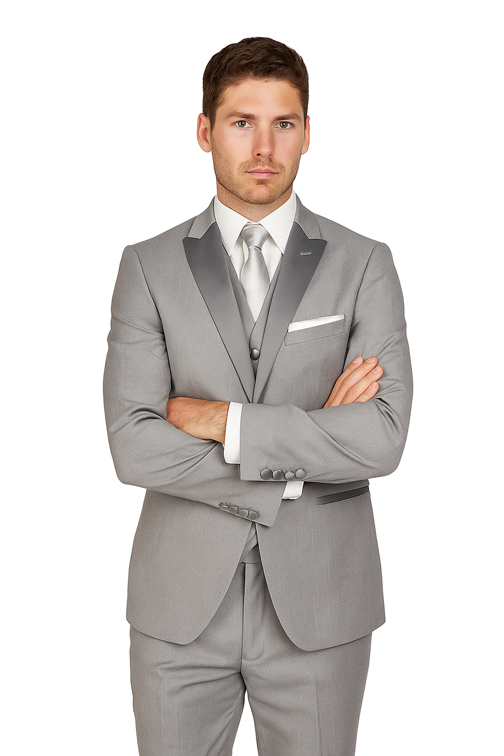 Arlan 2pc Tuxedo by Giorgio Fiorelli Black, Blue, or L Grey - Image 11