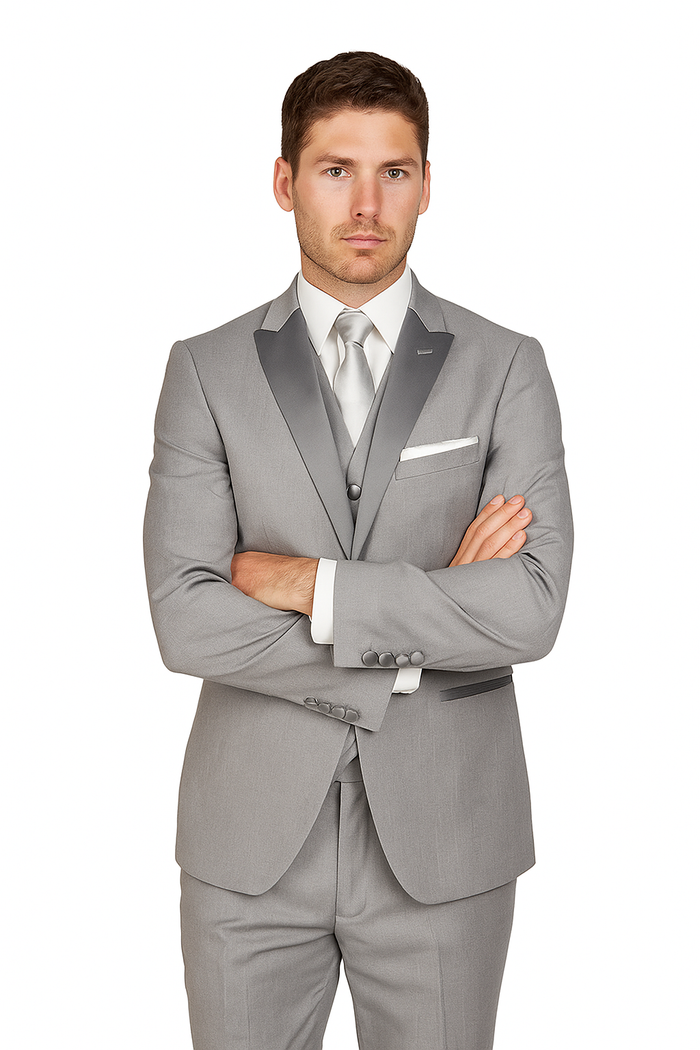 Arlan 2pc Tuxedo by Giorgio Fiorelli Black, Blue, or L Grey - Image 11