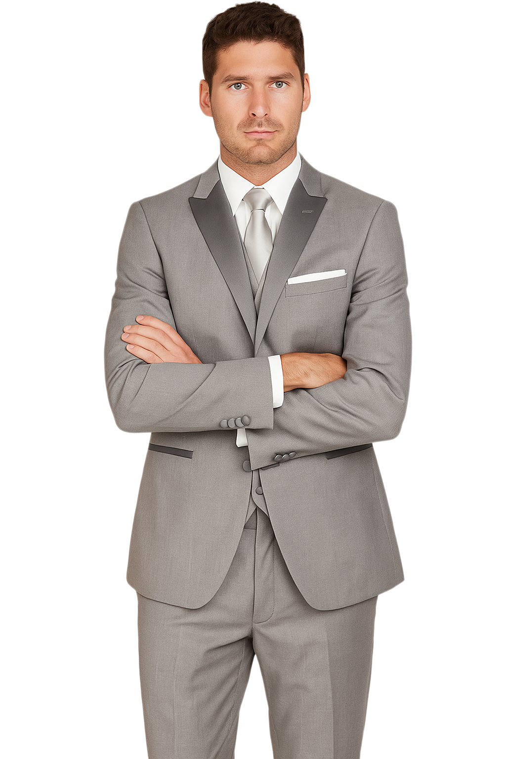Arlan 2pc Tuxedo by Giorgio Fiorelli Black, Blue, or L Grey - Image 10