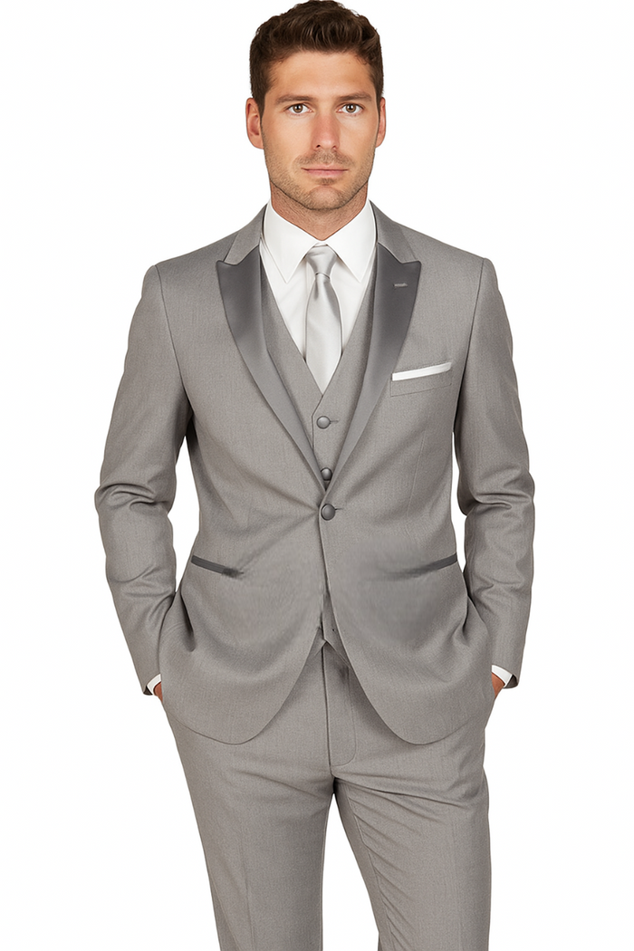 Arlan 2pc Tuxedo by Giorgio Fiorelli Black, Blue, or L Grey - Image 7