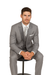 Arlan 2pc Tuxedo by Giorgio Fiorelli Black, Blue, or L Grey