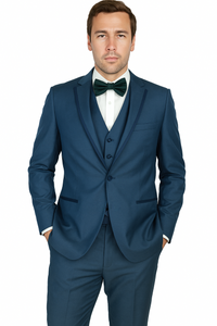 Oscar Tuxedo Sharkskin Gray or Blue by Giorgio Fiorelli