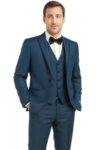 Oscar Tuxedo Sharkskin Gray or Blue by Giorgio Fiorelli