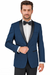 Shawl Paisly Tuxedo by Giorgio Fiorelli in Burgundy, Gray, Blue