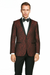 Shawl Paisly Tuxedo by Giorgio Fiorelli in Burgundy, Gray, Blue