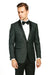 Shawl Jacquard Tuxedo by Giorgio Fiorelli in Burgundy, Gray
