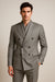 Tiglio Rosso Suit - Classic Fit Athletic Cut 100% Wool Super 150s Italian Fabric Peak Lapel Pleated Pants in Gray or Black or Navy Blue