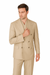 Tiglio Rosso Suit  - Classic Fit Athletic Cut 100% Wool Super 150s Italian Fabric Peak Lapel in Color Light Tan