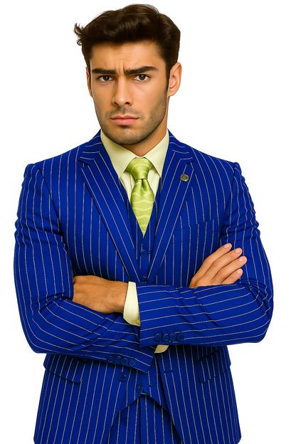 mens-gangster-pinstripe-2-button-double-breasted-vest-suit-in-hunter-or-burgundy Modern Fit