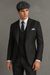 Brand New Quality 1920's English Style Peaky Blinders Style Vested Peaky Blinder Suit - Peaky Blinders Outfit + Overcoat + Hat (Peaky Blinder Custome)