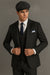 Brand New Quality 1920's English Style Peaky Blinders Style Vested Peaky Blinder Suit - Peaky Blinders Outfit + Overcoat + Hat (Peaky Blinder Custome)