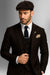 Brand New Quality 1920's English Style Peaky Blinders Style Vested Peaky Blinder Suit - Peaky Blinders Outfit + Overcoat + Hat (Peaky Blinder Custome)