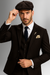 Brand New Quality 1920's English Style Peaky Blinders Style Vested Peaky Blinder Suit - Peaky Blinders Outfit + Overcoat + Hat (Peaky Blinder Custome)