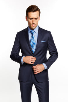 Mantoni Suit Brand Men’s Suit-French Blue- High End Suits - High Quality Suits - Image 4