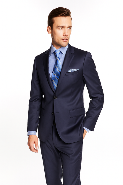 Mantoni Suit Brand Suit French Blue- High End Suits - High Quality Suits - Image 6