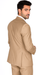 Mantoni Suit - Signature Menswear Wool Fabric SuitsOutlet -  Brand Men's Two Button  Solid Double Vent Camel Suit- High End Suits - High Quality Suits