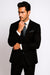Tiglio Suit Brand 2 Button Solid Black Suit - High End Suits - High Quality Suits