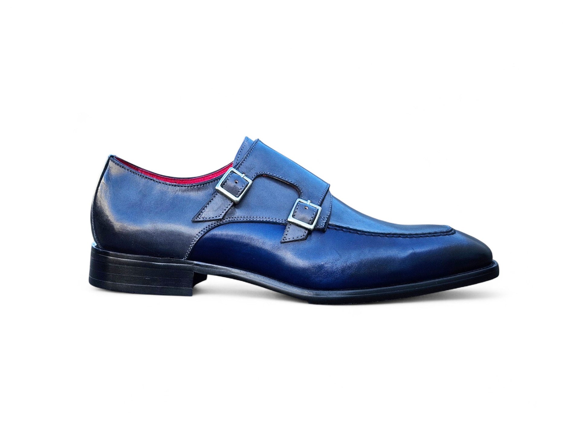 Double Monk Strap Two Tone Loafer - Image 7