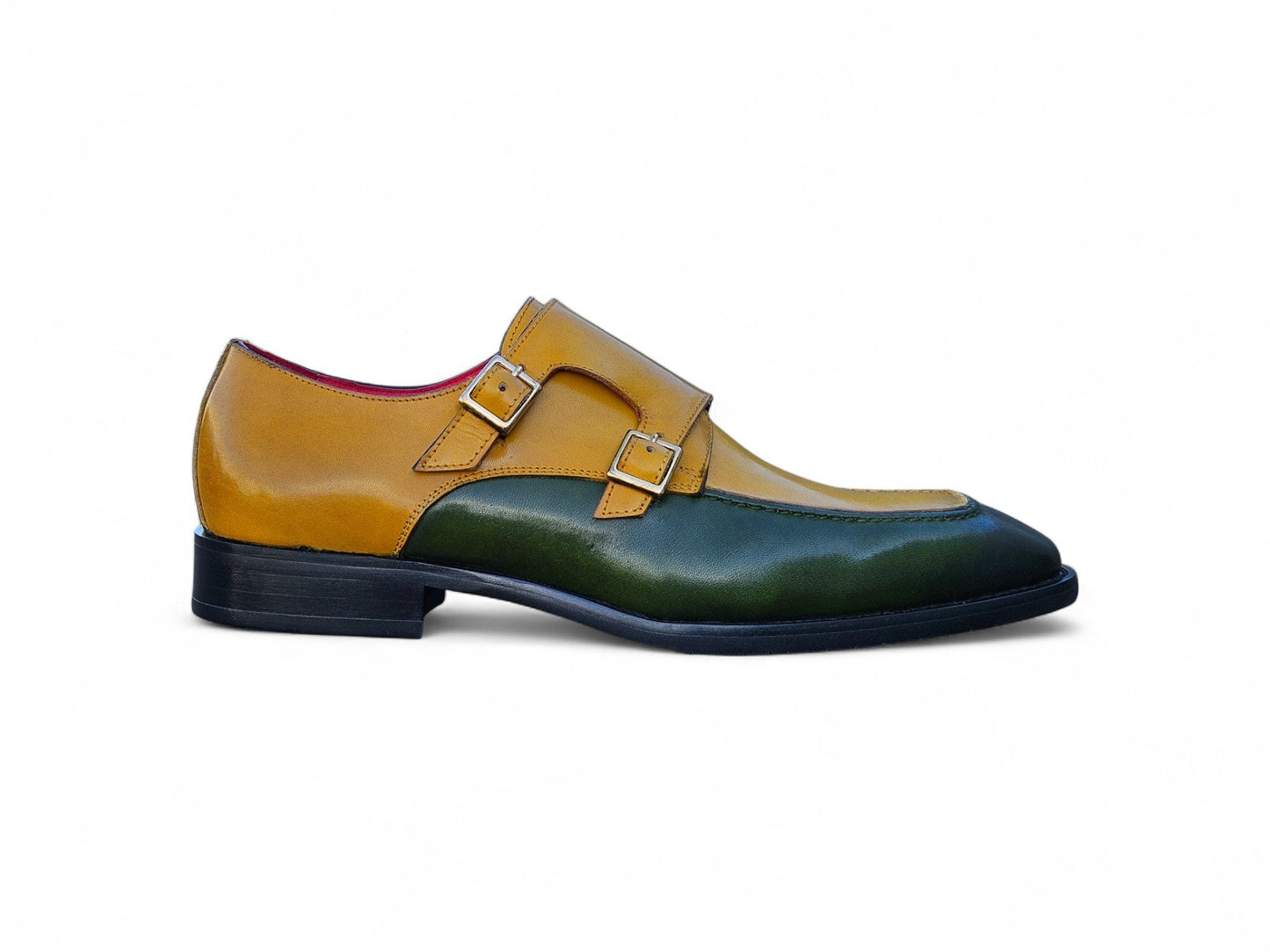 Double Monk Strap Two Tone Loafer - Image 15