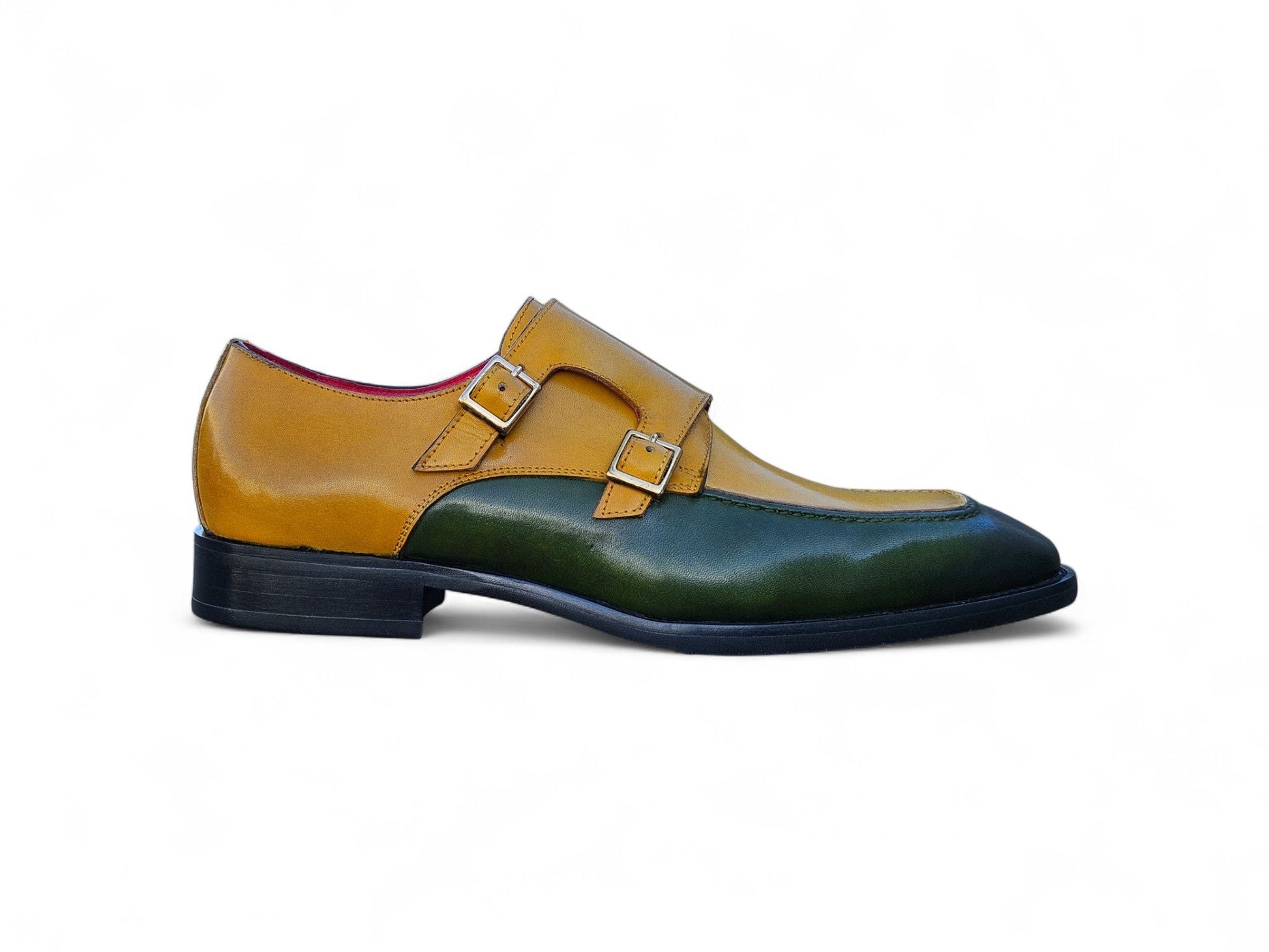 Double Monk Strap Two Tone Loafer - Image 15
