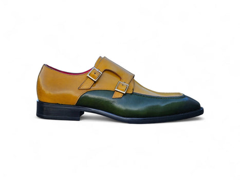 Double Monk Strap Two Tone Loafer - Image 15
