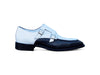 Double Monk Strap Two Tone Loafer