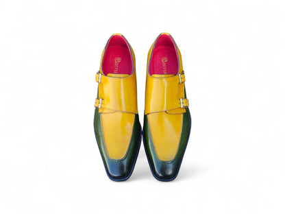 Double Monk Strap Two Tone Loafer - Image 16