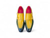 Double Monk Strap Two Tone Loafer