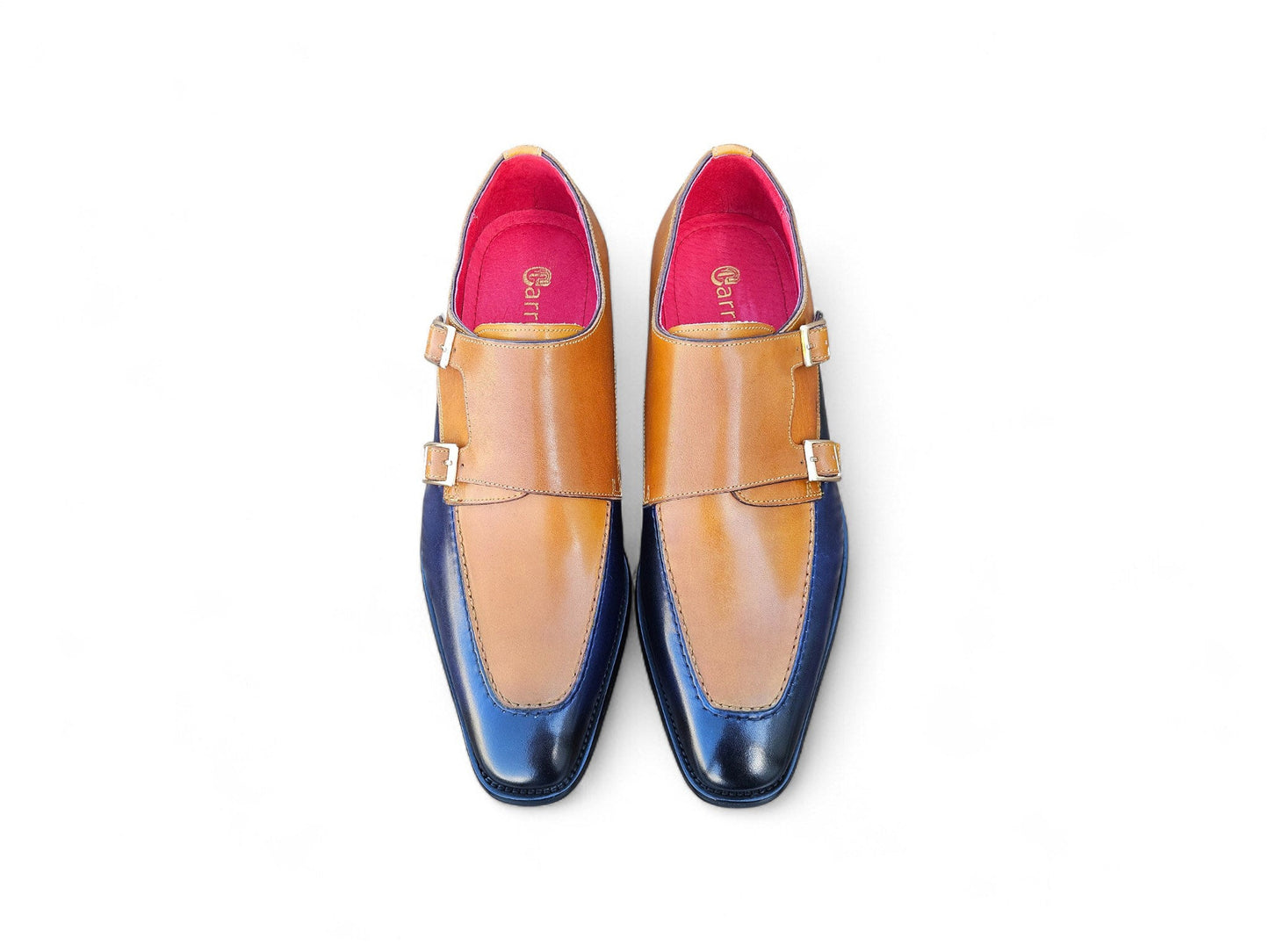 Double Monk Strap Two Tone Loafer - Image 20