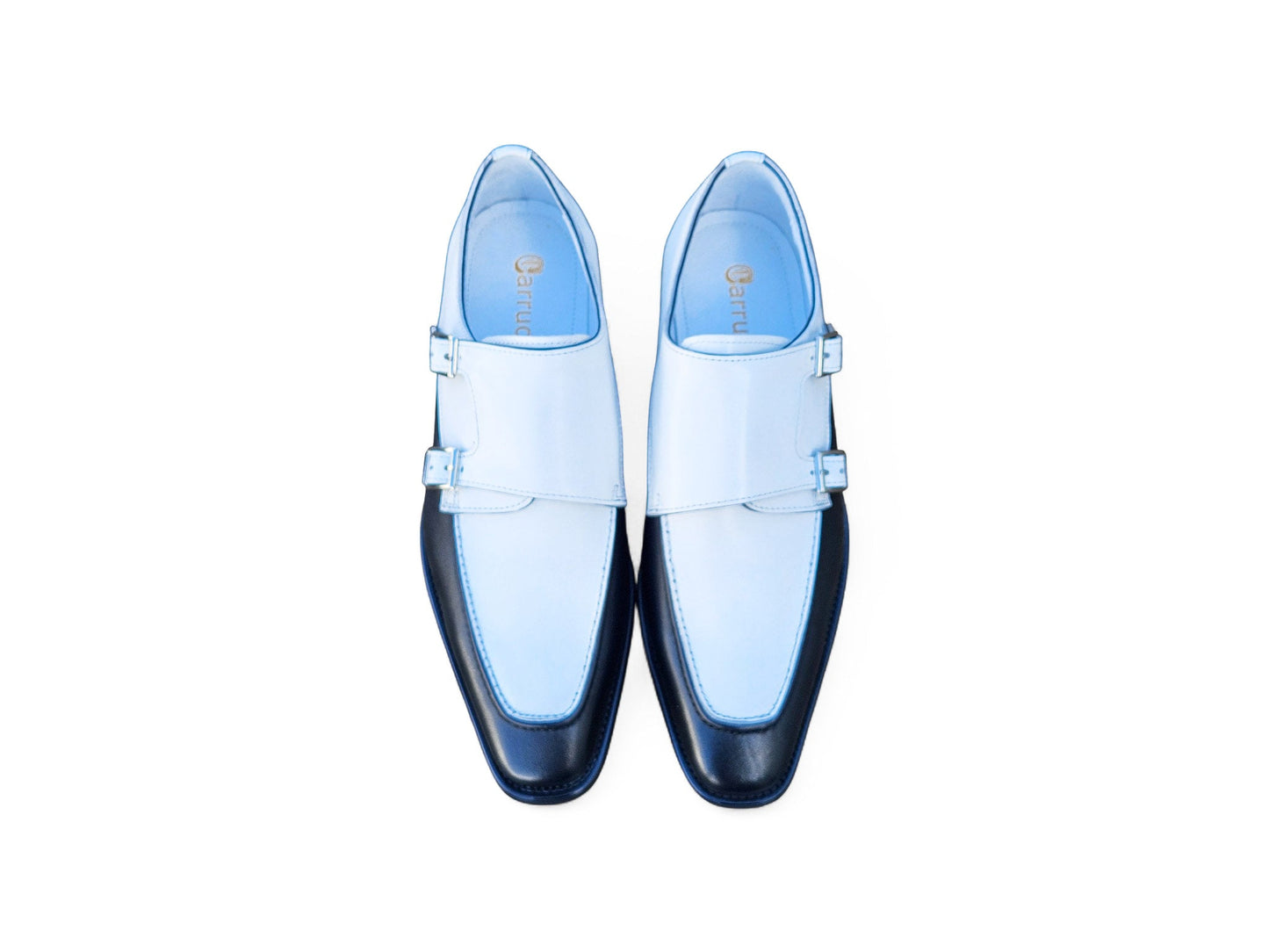 Double Monk Strap Two Tone Loafer - Image 4