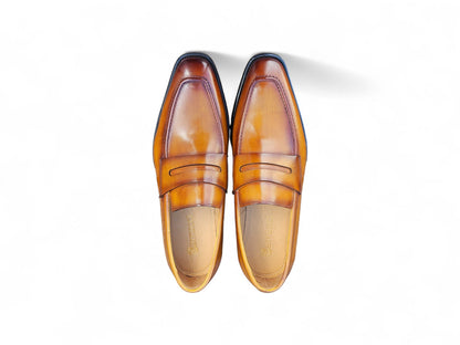 Carrucci Patina Finished Penny Loafer
