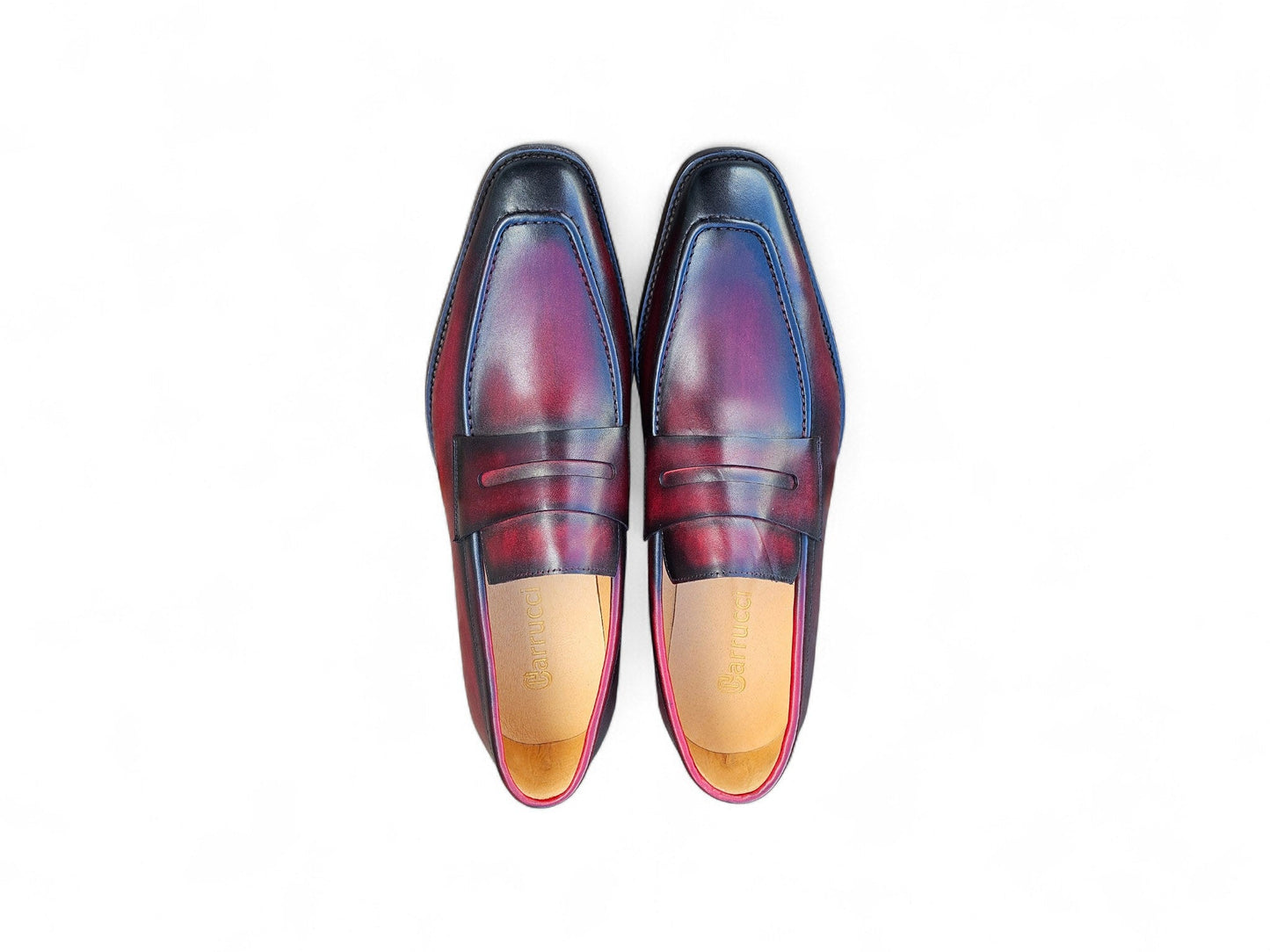 Carrucci Patina Finished Penny Loafer