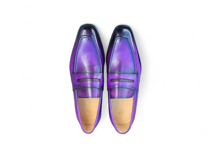 Carrucci Patina Finished Penny Loafer