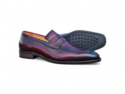 Carrucci Patina Finished Penny Loafer