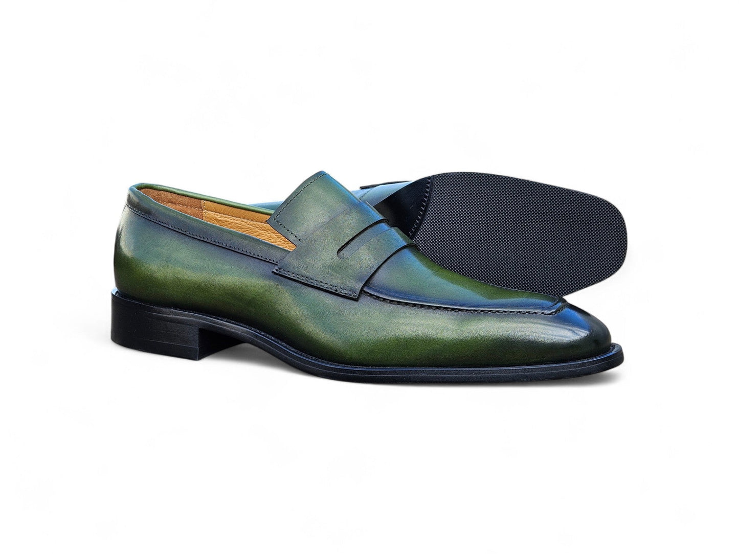 Carrucci Patina Finished Penny Loafer