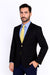 Men's Sport Coat Black Tiglio Suit - Signature Menswear Wool Fabric SuitsOutlet - Brand - High End Suits - High Quality Suits