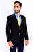 Men's Sport Coat Black Tiglio Suit - Signature Menswear Wool Fabric SuitsOutlet - Brand - High End Suits - High Quality Suits