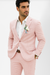 Mens Cotton Suit - Pink Summer Suit