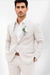 Mens Cotton Suit - White Summer Suit