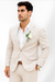 Mens Cotton Suit - White Summer Suit