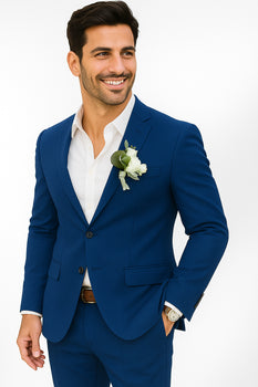 Mens Cotton Suit - Royal Summer Suit - Image 3
