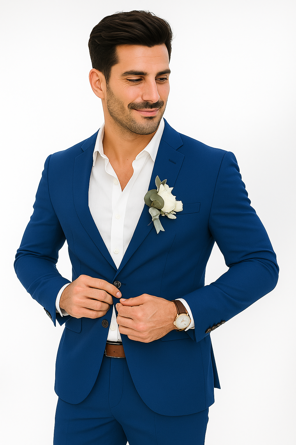Mens Cotton Suit - Royal Summer Suit - Image 5