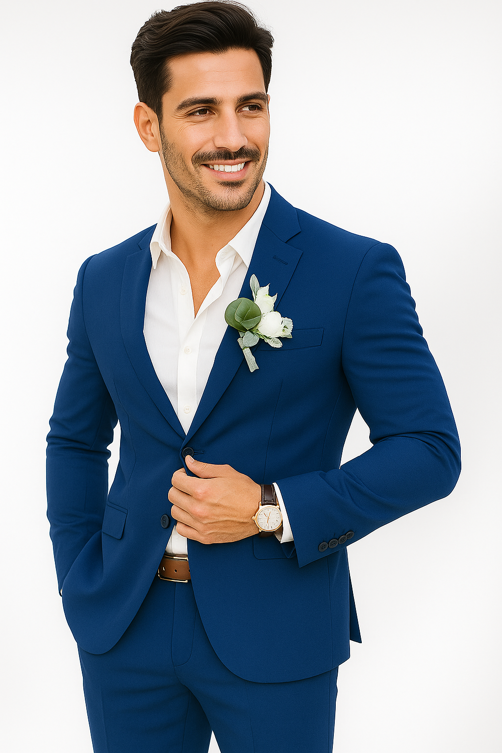 Mens Cotton Suit - Royal Summer Suit - Image 8