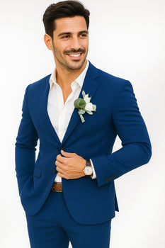 Mens Cotton Suit - Royal Summer Suit - Image 8
